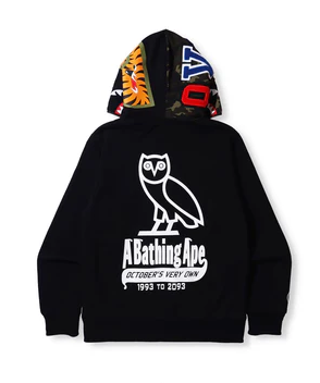 BAPE Black OVO Hoodie